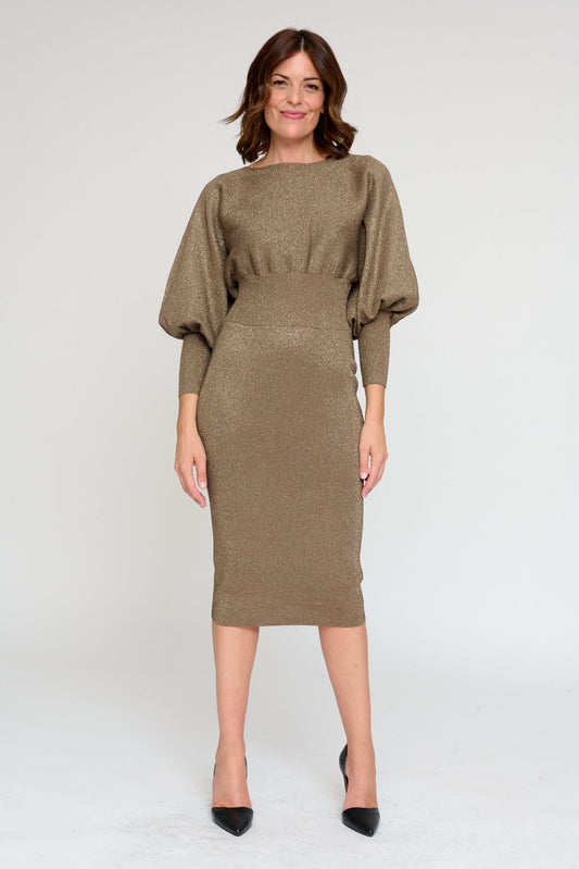 Party dress puff sleeve